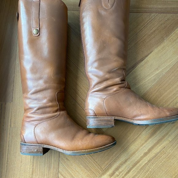 Sam Edelman Penny Tall Boots Size 8 Calf Medium - Picture 5 of 12